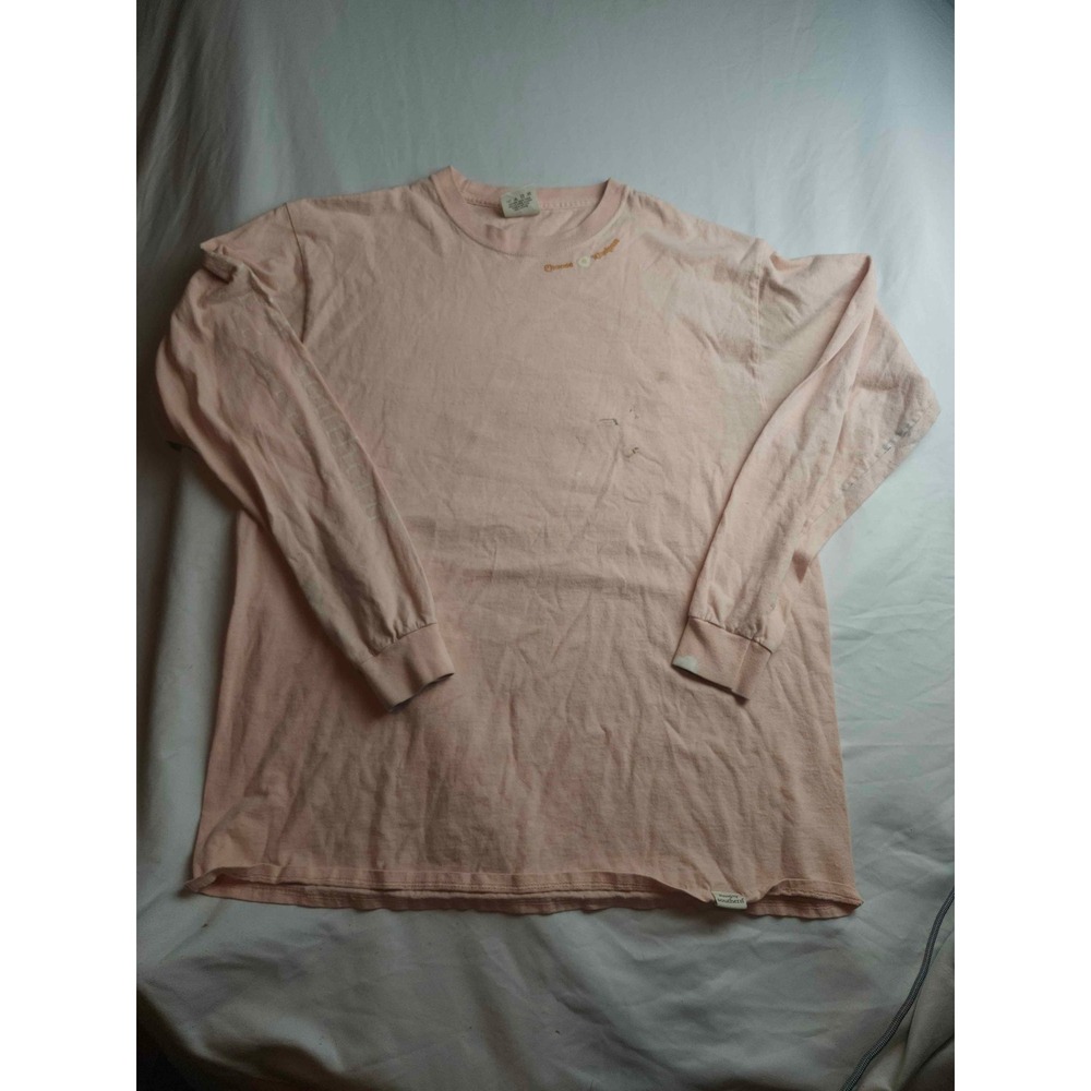 Simply Southern Choose Kindness Long Sleeve T-Shirt Peach Pink Large Womens